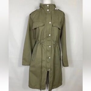 NWOT 7 For All Mankind Green Military/Army/Utility Jacket Coat